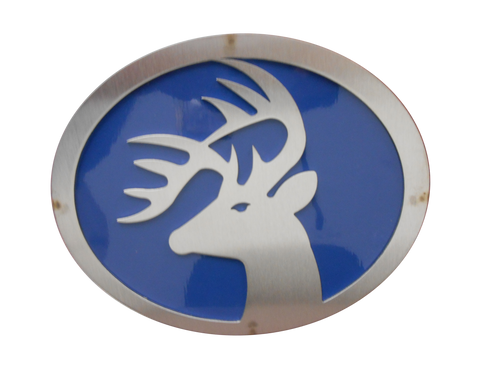 Buck w/Blue Hitch Cover