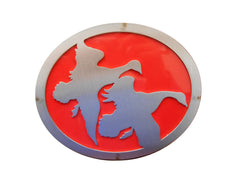 Geese w/Red Hitch Cover