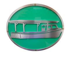 Boat w/Green Hitch Cover