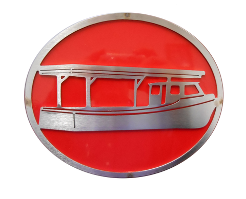 Boat w/Red Hitch Cover
