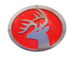 Buck w/Red Hitch Cover
