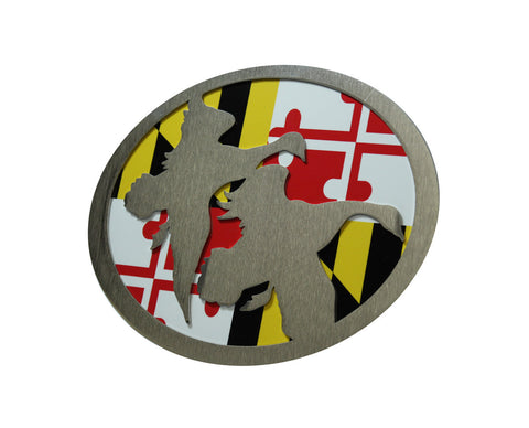 Geese w/Maryland Flag Hitch Cover