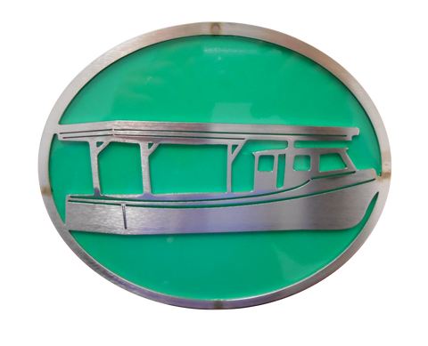 Boat w/Green Hitch Cover