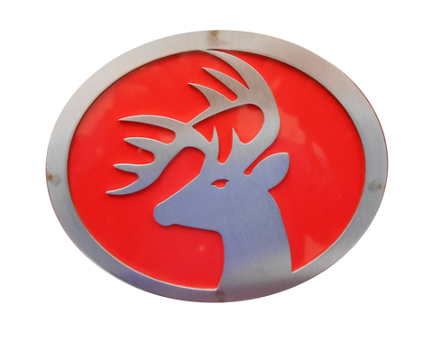 Buck w/Red Hitch Cover